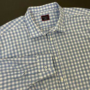 UNTUCKit Relaxed Fit Flannel Mens 3XL Blue Shirt